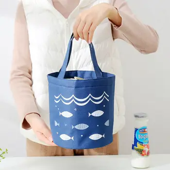 

Portable Lunch Bags Insulated Thermal Cooler Bento Lunch Box Tote Picnic Storage Bag Pouch /BY