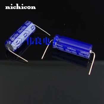 

2PCS Nichion Axial Electrolytic Capacitor 100UF100V