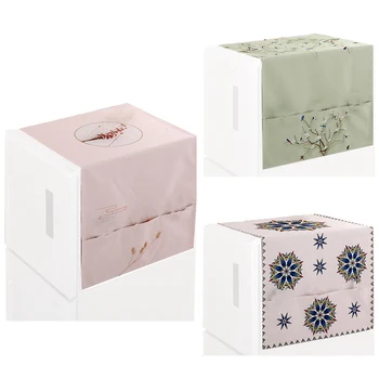 

Cotton and Linen Refrigerator Storage Box Single Door Refrigerator Cover Drum Washing Machine Dust Cover