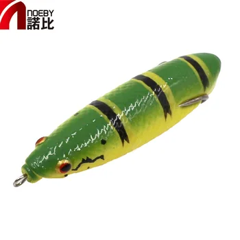 

Noeby magnetic javelin frog soft fishing lure HOT 90mm 14g selling for fishing pike strong soft bait worm bait with high quality
