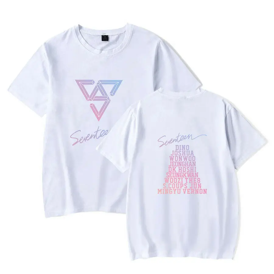 Mainlead KPOP SEVENTEEN 17 Футболка модная новая японская Арена svконцерт повседневный Топ |