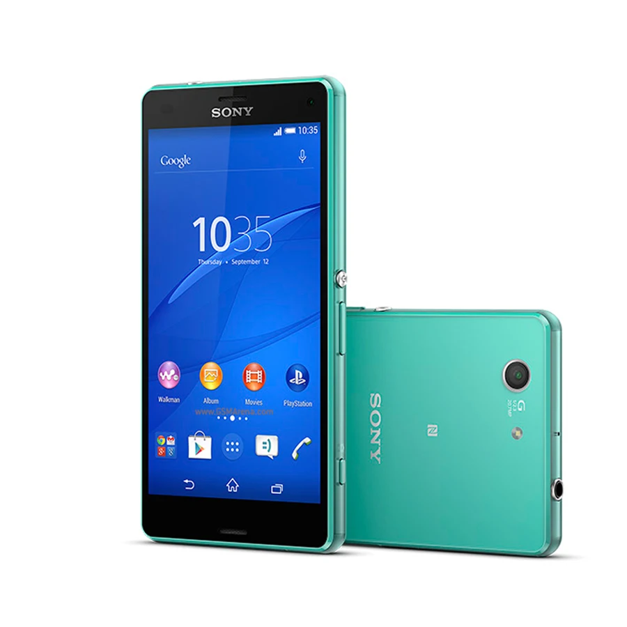 4,6 дюймов sony Z3 compact D5833 2 Гб 16 Гб мобильный телефон sony Snapdragon 801 четырехъядерный 2600 мАч 4G NFC смартфоны