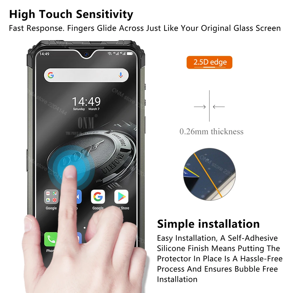 10 шт. закаленное стекло для Ulefone Armor 7E 7 6S 6E 5S X5 Защитная пленка экрана X5|Защитные