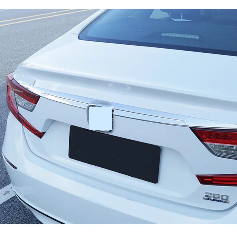 Для Honda Accord 10th ABS Хромированная Задняя Крышка багажника дверная ручка Крышка отделка молдинг аксессуары для стайлинга автомобилей