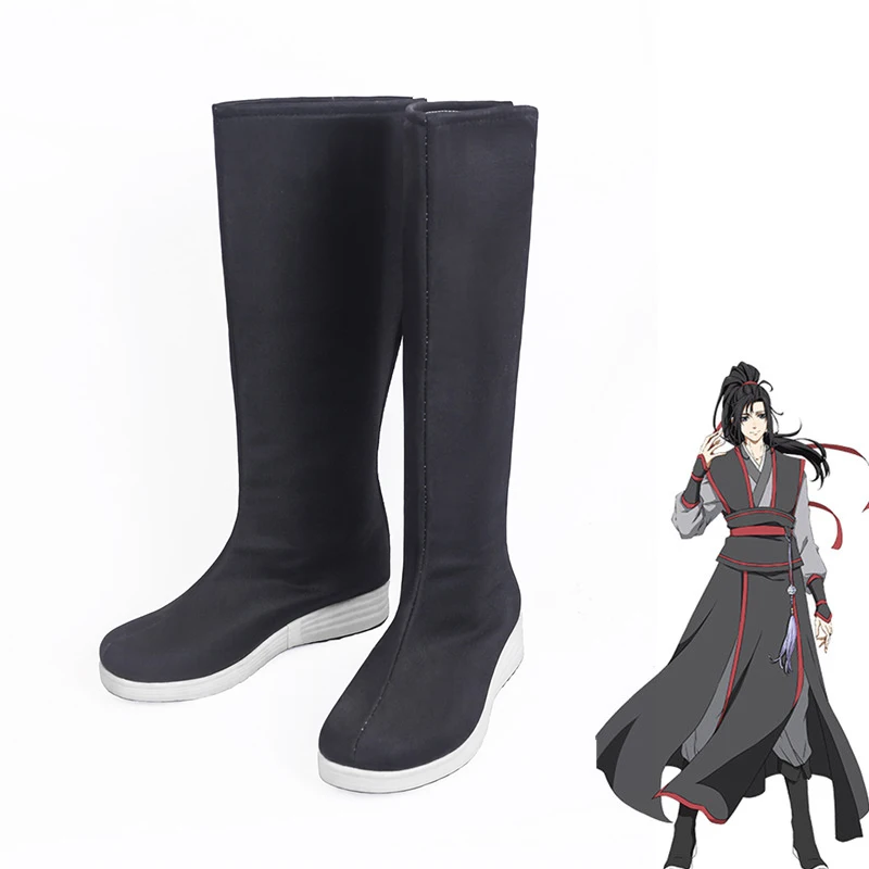 ; аниме «MO DAO ZU SHI Wei Wuxian»; ботинки для костюмированной вечеринки; Мужская обувь; костюмы на Хэллоуин для мальчиков унисекс