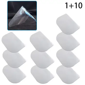 

1*Face Shield Frame+10*Protective Visors Transparent Safety Cooking Anti-Oil Splash Face Shield Kitchen Protector Practical New