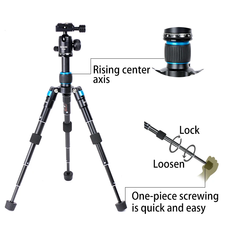 Профессиональный штатив Трипод для камеры MAMNE крепление Canon Sony DSLR зажим телефона