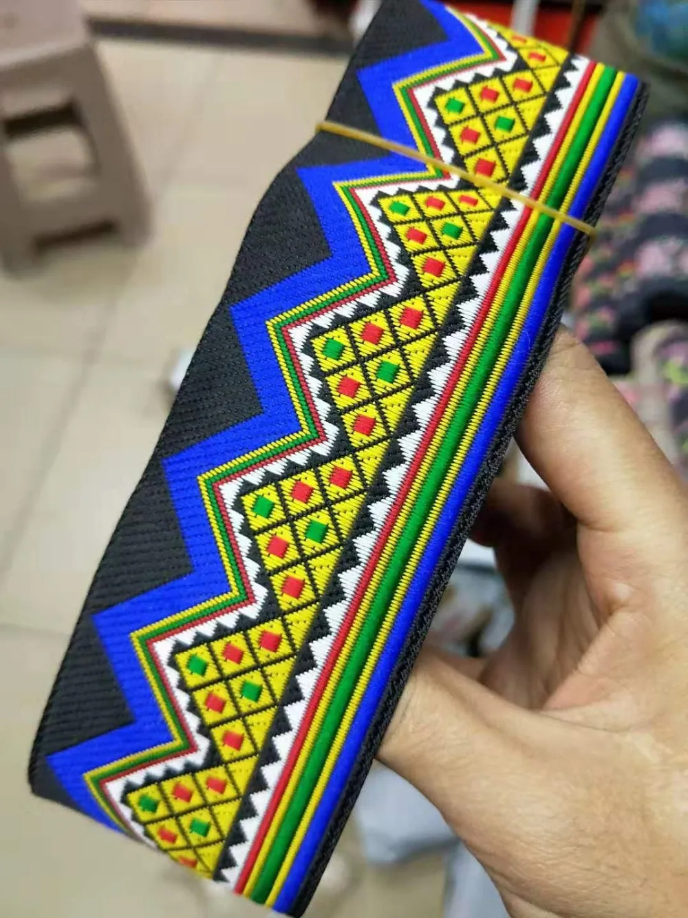 Новинка Высокое качество 5cmx8yards Корона драгоценный камень вышивка тканая