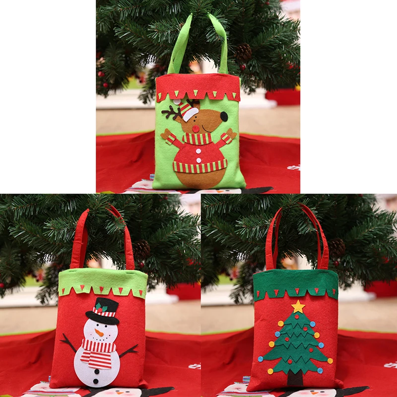 Tree Presents Christmas Candy Party Decorations Xmas Storage Packing Wrapper Supplies Decor Gift Christmas Navidad Gift Bag
