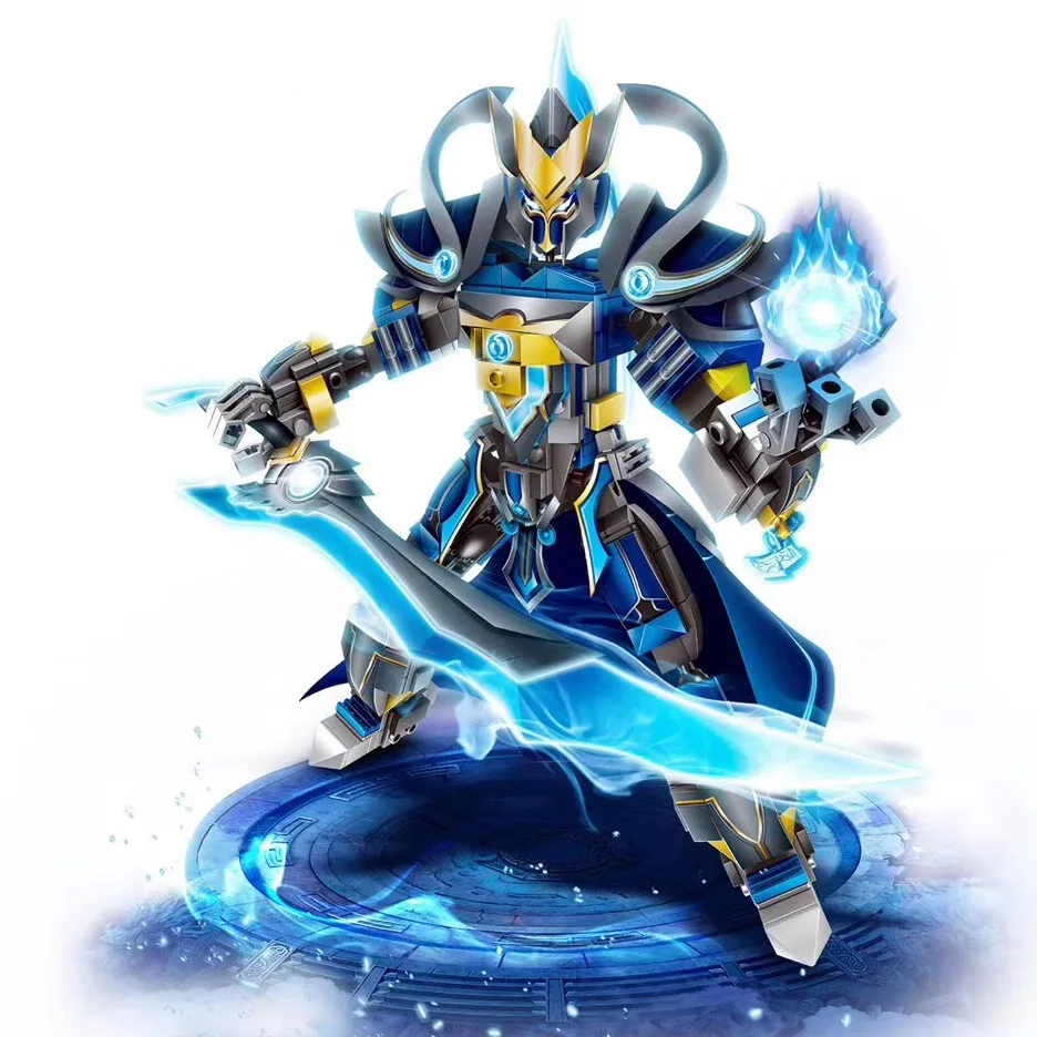 BIONICLE Romance of the Three Kingdoms Lu Bu Cao модель строительные блоки кирпичи игрушки Juguetes