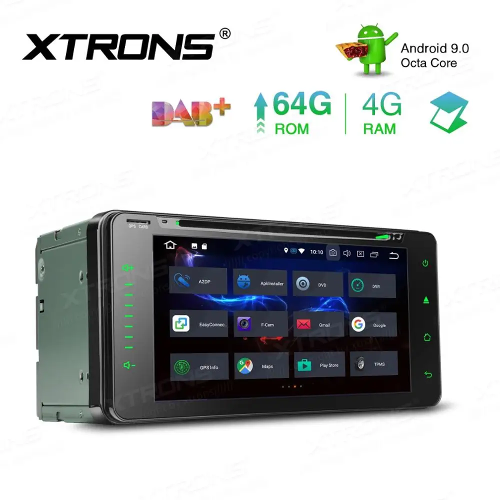 Perfect 6.95" Android 9.0 64G ROMCar DVD Multimedia Navigation GPS Radio for Toyota 4Runner 2002-2009 & Vios 2003-2010 & Hilux 2001-2011 4