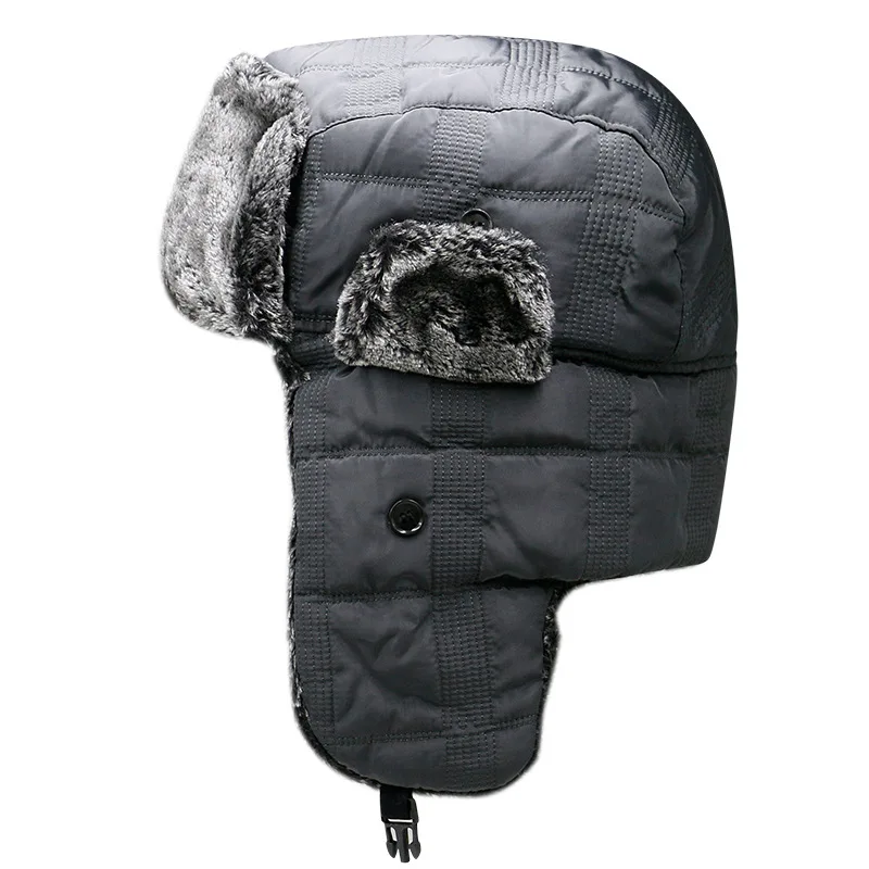 Зимняя шапка-ушанка muts gorro, Русская Шапка, шерстяные шапки, уличная Лыжная теплая шапочка с шарфом, шапка-бомбер - Цвет: photo color