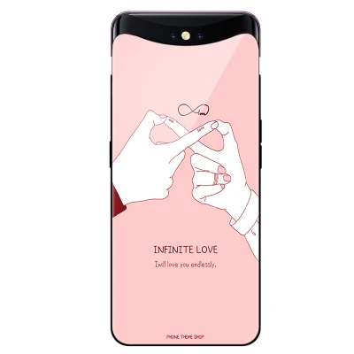 Для OPPO FIND X case FINDX Силиконовый ТПУ Рамка+ закаленное стекло Жесткий чехол для OPPO Find X Стеклянные чехлы для телефонов - Цвет: A9