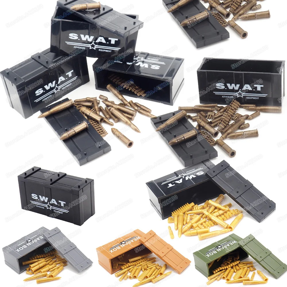 Набор строительных блоков: военный солдат специальные боеприпасы Moc WW2 фигурки