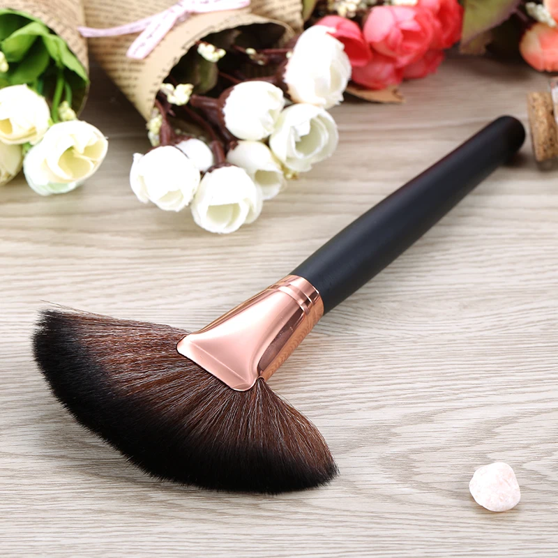 Профессиональные мягкие кисти для макияжа большая Веерная кисть румяна пудра
