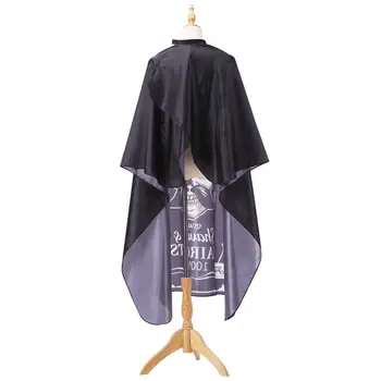 

Pro Black Salon Hairdressing Hairdresser Hair Cut Cutting Gown Barber Cape Cloth Factory Price Wholesale