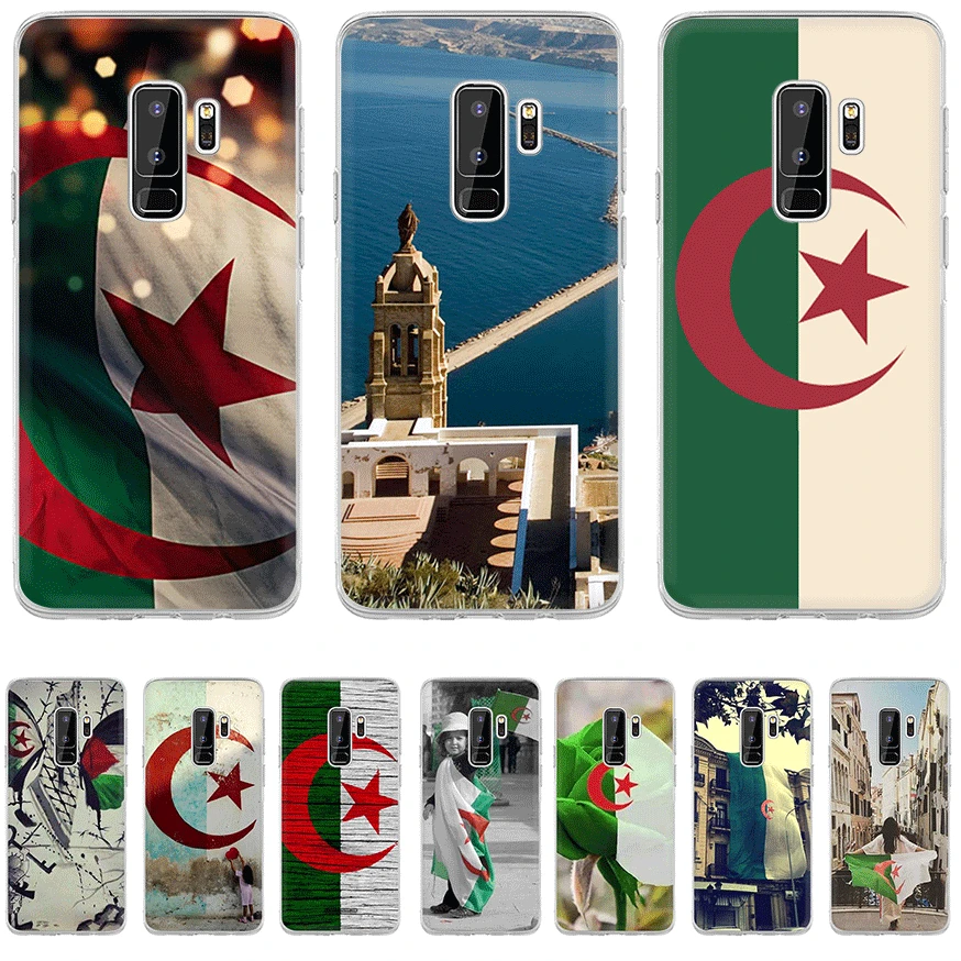 Чехол для телефона для Samsung S3 S4 S5 S6 S7 S8 S9 S10E S10Plus Note 8 9 M10 M20 M30 M40 Алжир флаг
