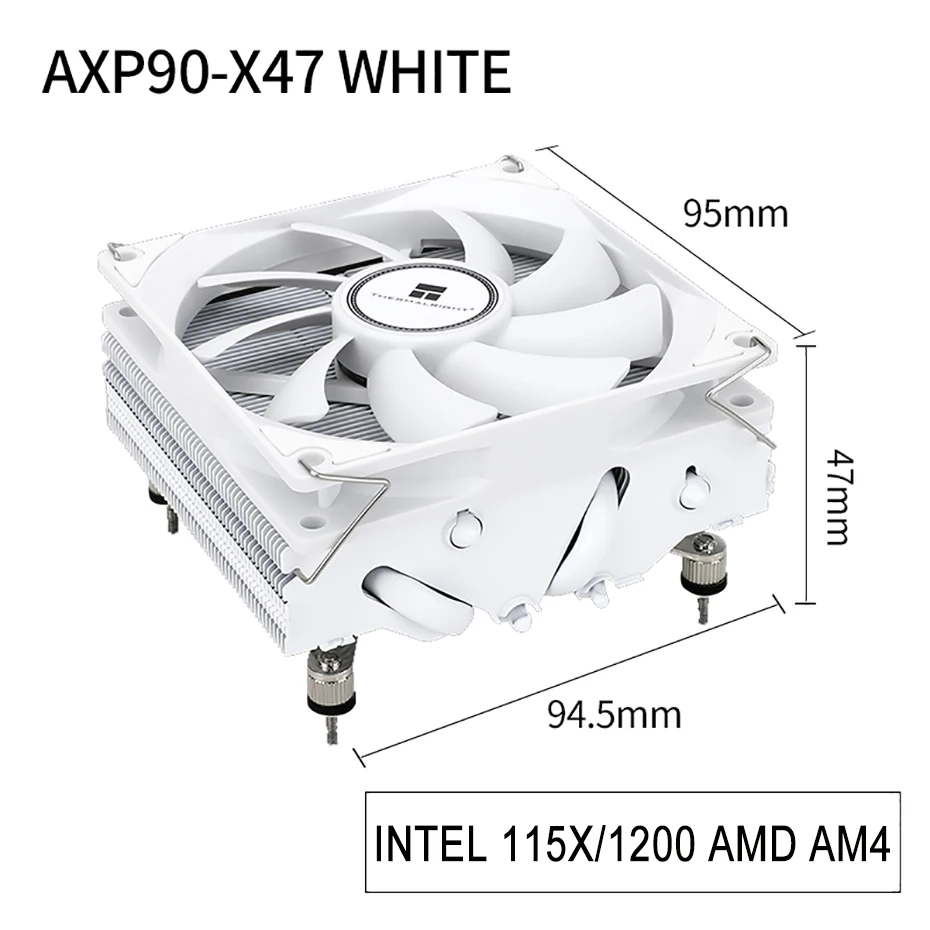 Thermalright AXP90 X47 White ITX CPU 
