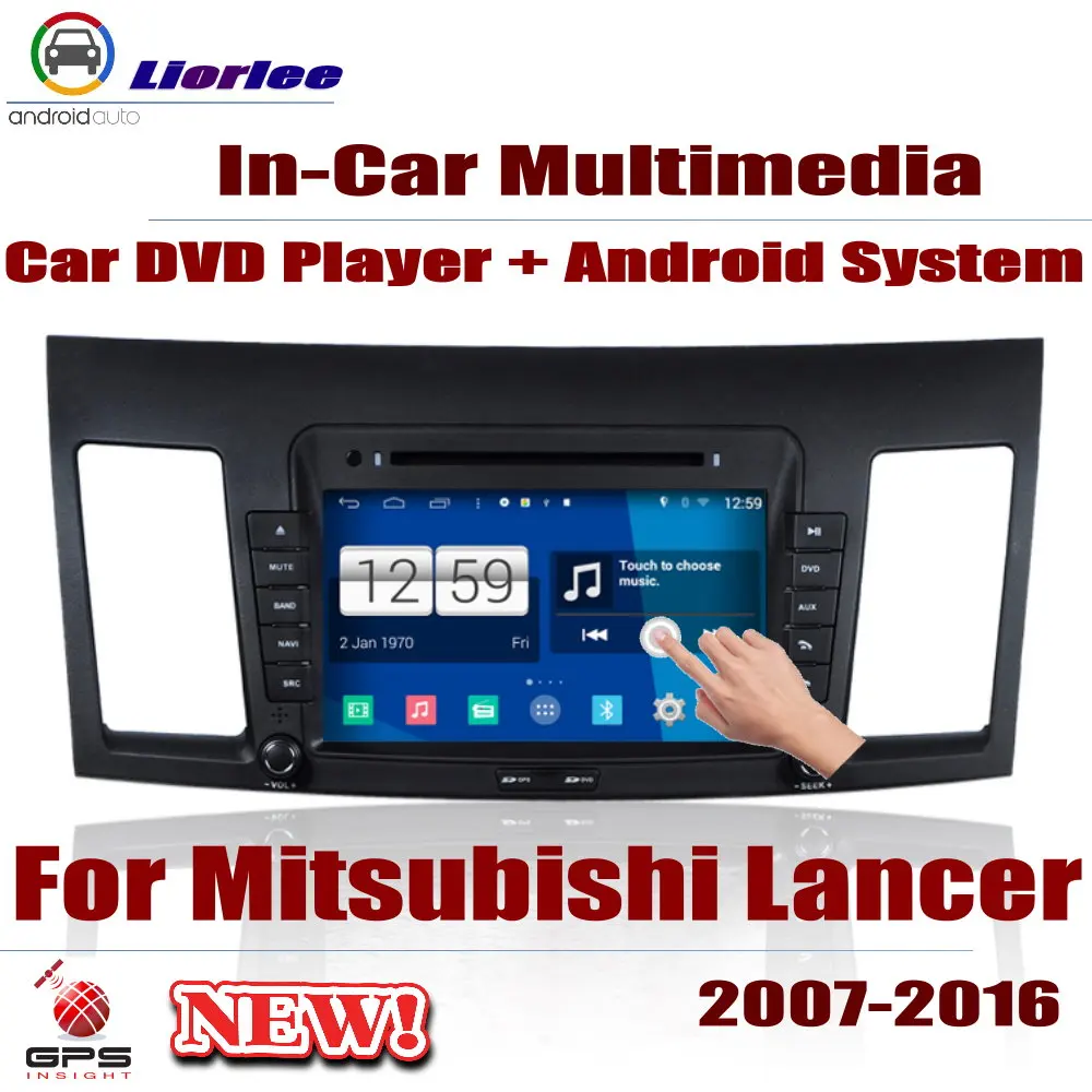 Для Mitsubishi Lancer Evo X Fortis iO EX 2007 ~ 2017 автомобильный Android gps навигация DVD радио стерео USB HD