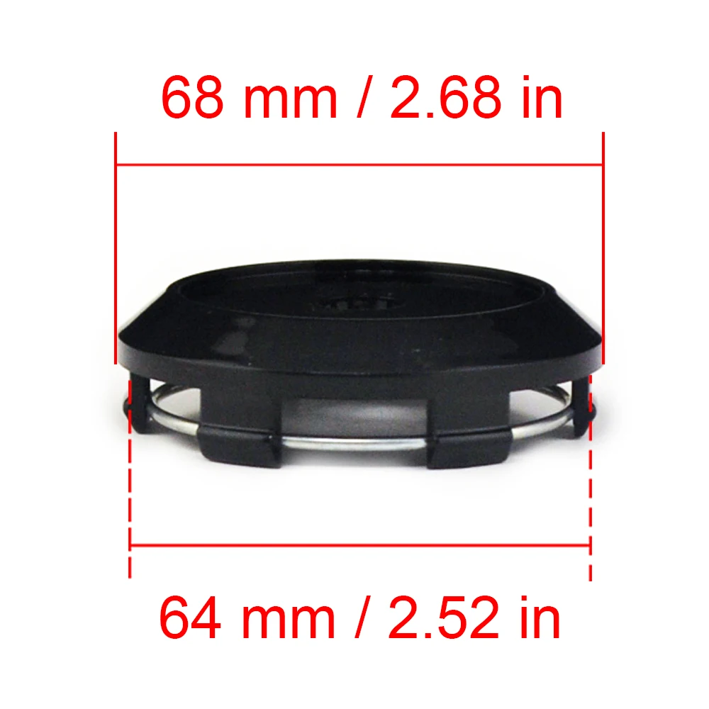CFPerformance 4 Stück 68mm/2,68 Zoll Außendurchmesser 64mm/2,52 Zoll Innendurchmesser Auto-Radnabenkappen Passend für RPF1 Räder 63887 44742-SHJ-A90 08W15-SLJ-0M00-A2 – Detail 3