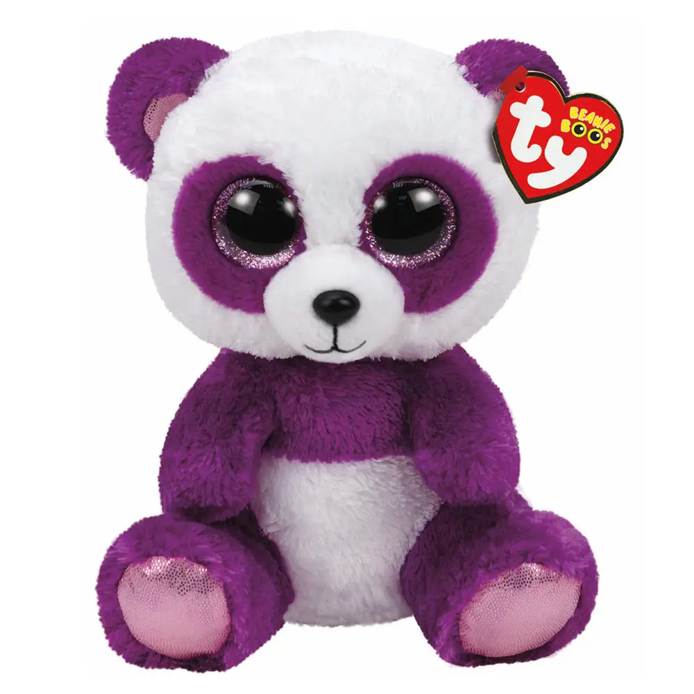 Оригинальная плюшевая кукла в виде кролика Boos " 15 см, плюшевая кукла в виде фиолетовой панды, обычная плюшевая игрушка в виде животных с сердечком