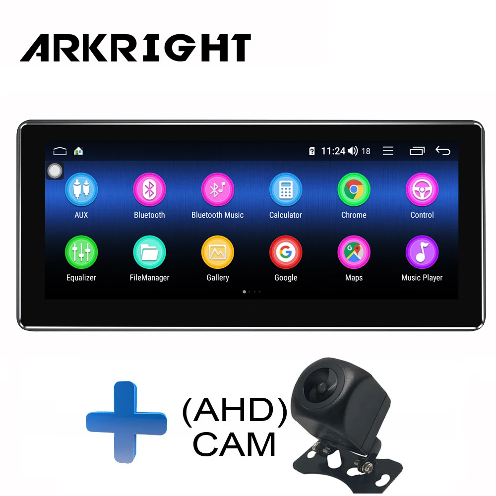 HU-CAM2 ARKRIGHT 8," 4+ 64 ГБ Android автомобильный стерео радио 1 Din автомобильный мультимедийный плеер gps навигация DSP 4G SPDIF Sub/Carplay/32EQ - Цвет: HU-CAM2