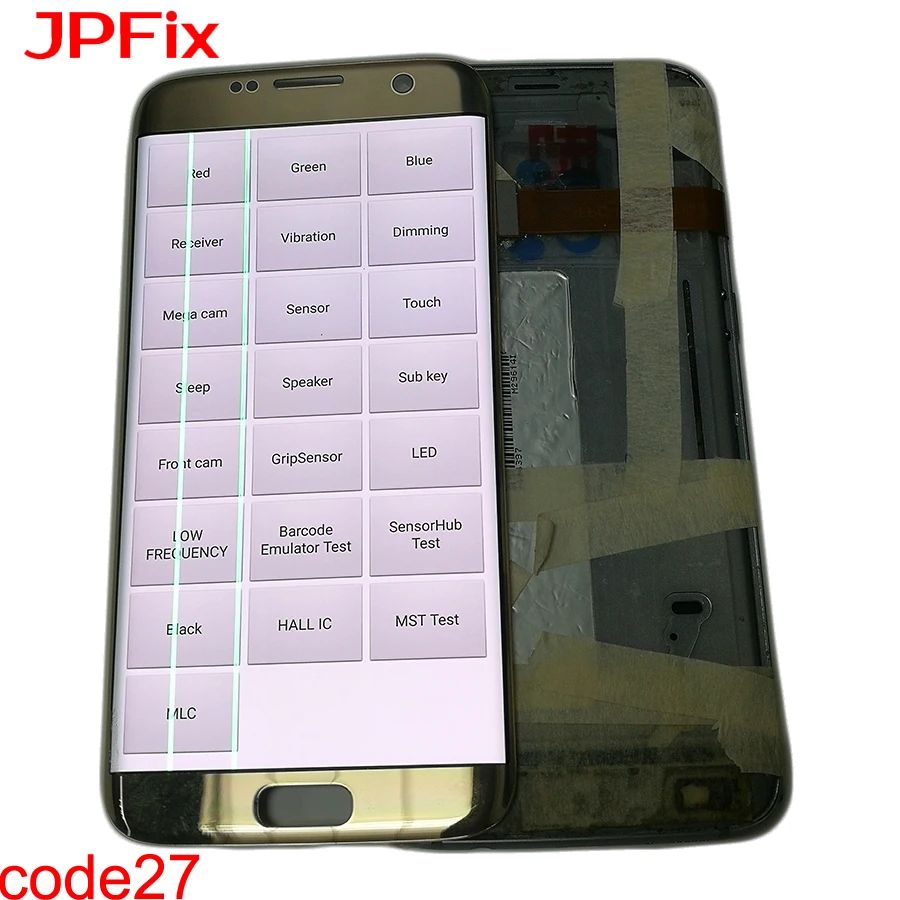 JPFix для samsung S7 Edge замена ЖК-экран G935 сенсорный экран дигитайзер дисплей с теневой линией
