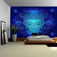 Фитуделическая Мандала настенный гобелен Будда настенное одеяло muur tapijt backgroud настенный Декор Ковер