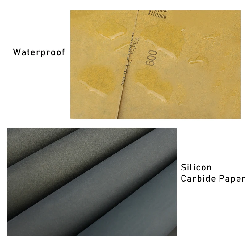 10Pcs 9 x11'' Wet or Dry Sandpaper High Quality Waterproof Paper 180-7000 Grit 