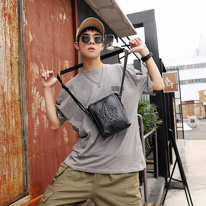 

Large capacity chest bag backpacks trend backpack small Korean men's bags