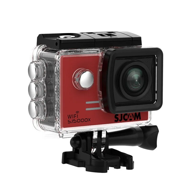 SJCAM SJ5000X Elite 4K экшн-камера WiFi Дайвинг 30 м Водонепроницаемый 1080P HD NTK96660 гироскоп 2,0 экран SJ CAM 5000 Спорт DV - Цвет: Красный