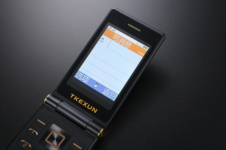 TKEXUN M2 PLUS 3g WCDMA флип-телефон 3,0 ''большой ключ шрифт сенсорный экран мобильный телефон один ключ циферблат старый человек Celulares PK G10 FM