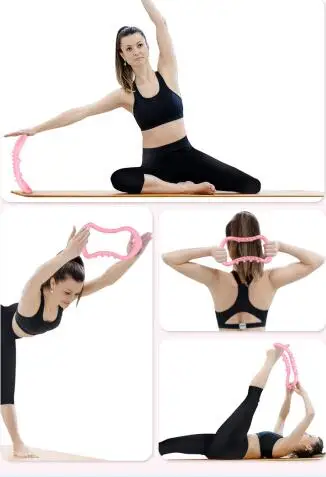 Suzakoo 1pcs Yoga Pilates Ring Circle Stretching Back-bend Home Fitness Equipment