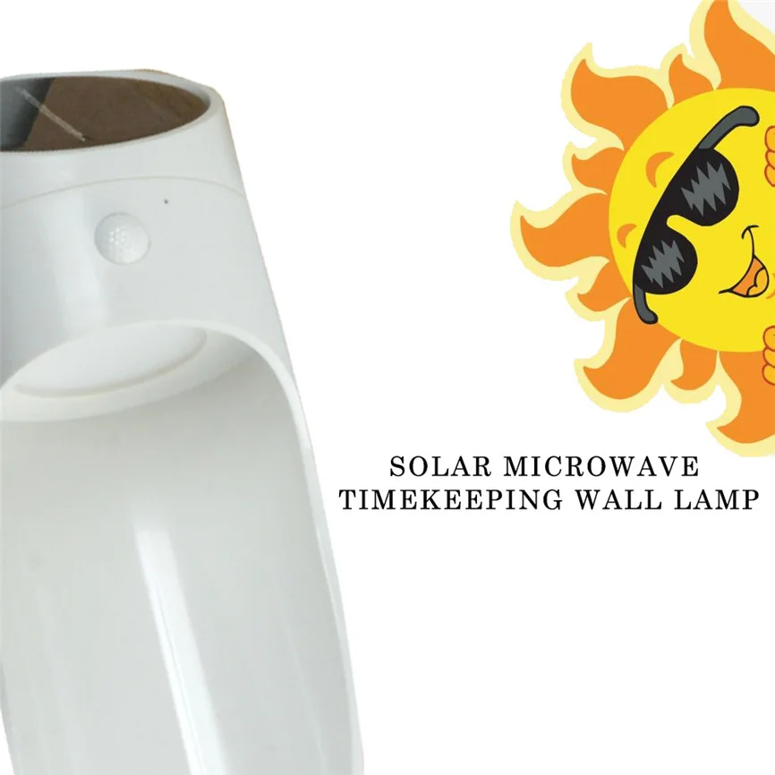 LED Solar Power Lamp Outdoor Waterproof Super Bright Lighting Garden Street Lawn porch luminaria solar panels garden wall Lamp - Испускаемый цвет: White