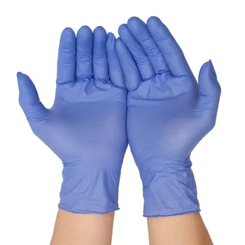 

100 Pcs Long Latex Disposable Nitrile Gloves Slip Resistant Powder Latex Gloves Male Women Mittens Food-Grade Safety Gloves