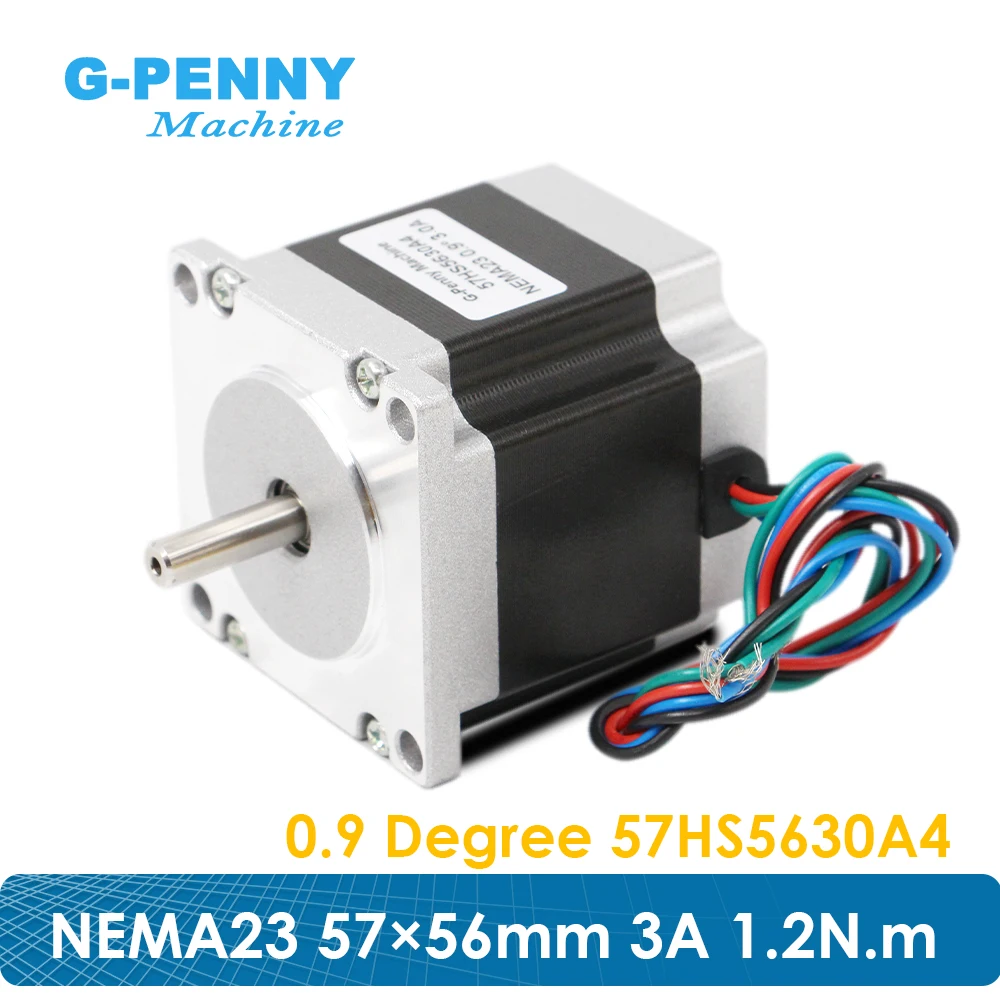 CNC Nema 23ステッピングモーター,モーター57x56mm,0.9度,3a,1.2n.m,プレートなし,彫刻機用180 ozin