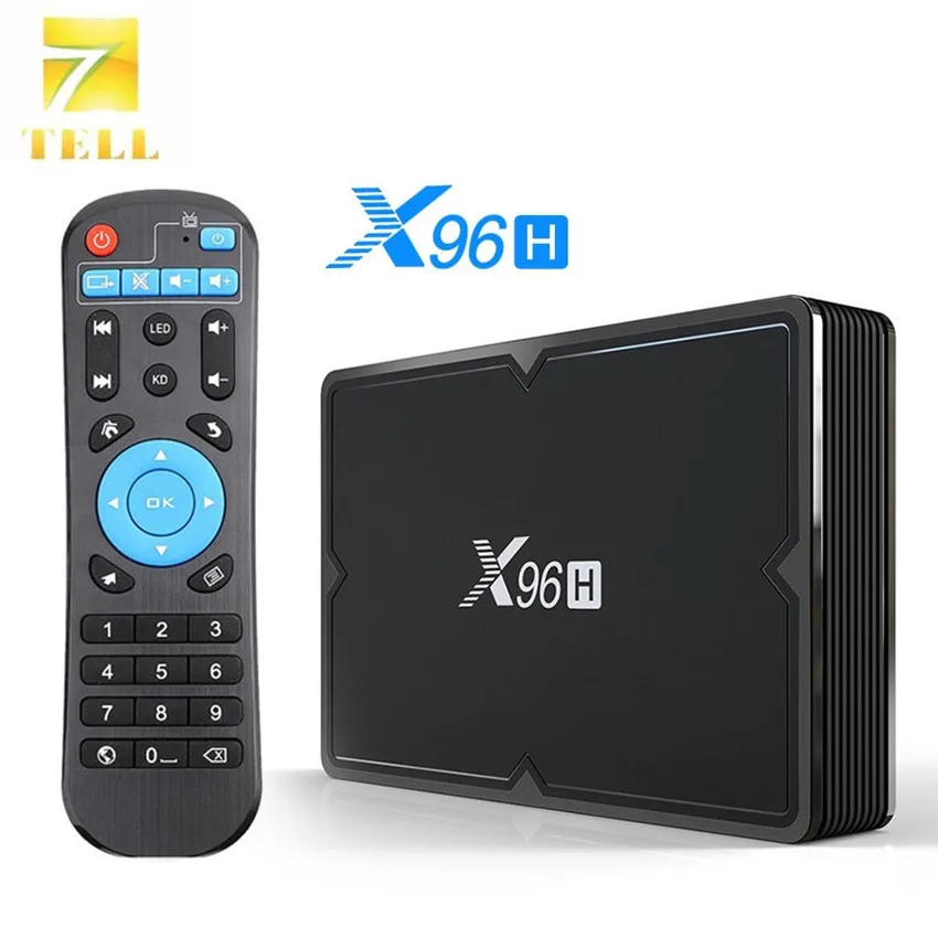 X96H Allwinner H603 Smart tv Box Android 9,0 4 Гб 64 ГБ 32 ГБ двойной wifi HDMI BT4.0 6K 2 Гб 16 Гб медиаплеер