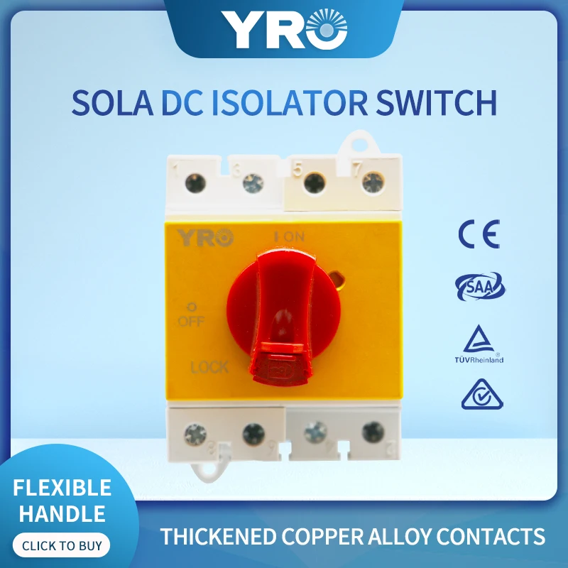 2P 32A 600V 4P 1000V 1200V изолятор постоянного тока солнечной панели Disconnector с TUV CE SAA RCM |