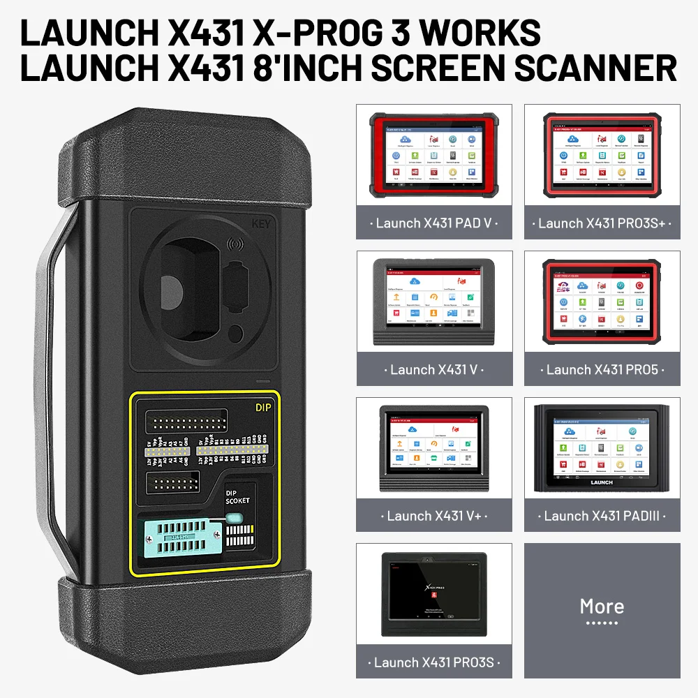 LAUNCH X431 X-PROG 3 Key Programming Diagnostic Tool Auto Professional Immobilizer Programmer XPROG For X431 V V+ PAD V PAD key programmer,key fob programming tool,obd2 diagnostic tool