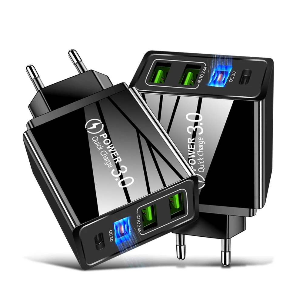 Carga rápida 4.0 3.0 carregador usb para iphone 12 pro max xs rápido carregamento da ue eua carregador do telefone móvel para samung xiaomi pd carregadores