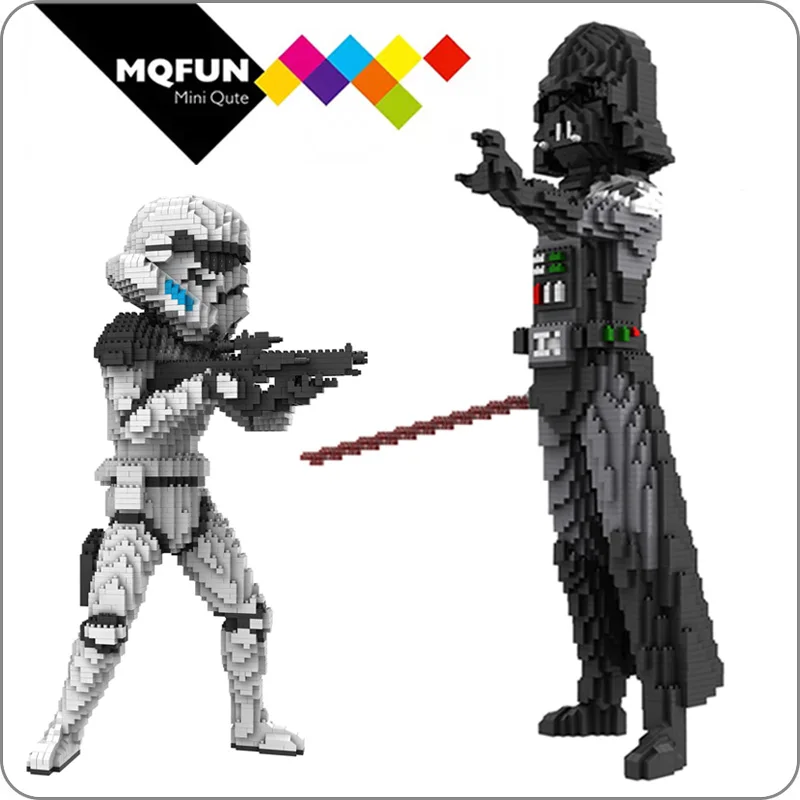 

PZX movie star wars Outer space Soldier Darth Vader super hero kids Action figures plastic building block boys educational toy