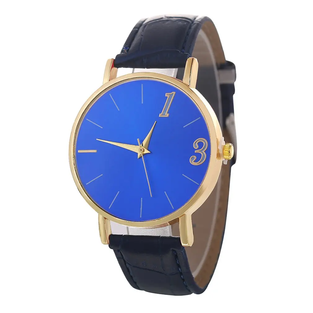 Fashion Women Watchband  Leather Strap Watch Band Wristwatch Strap Analog Travel Time Quartz Dial Reloj femen