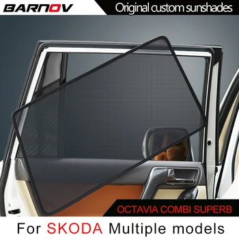 

BARNOV Car Special Curtain Window SunShades Mesh Shade Blind Original Custom For SKODA OCTAVIA/COMBI COMBI SUPERB/WAGON