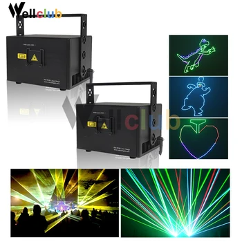 

2PCS ILDA animation Mutil-Functional 6W RGB laser Light Show/dj equipment/laser light/ Outdoor Beam Effect laser dj