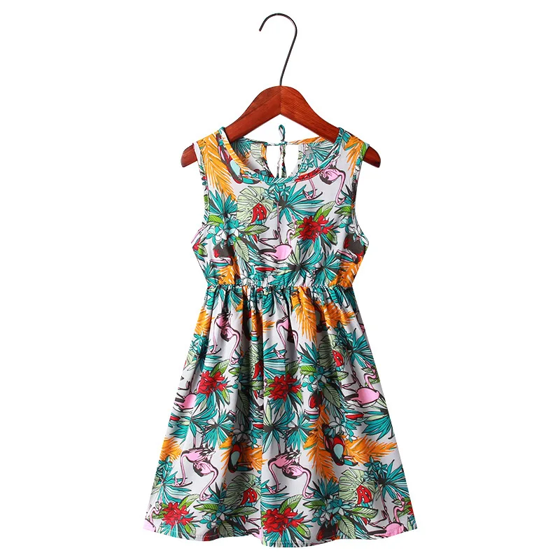 8 Girl Dress Summer Korean Loose Flower Soft Country Dress Princess 3 4 5 6 7 8 9 10 11 12 Year - Цвет: 8