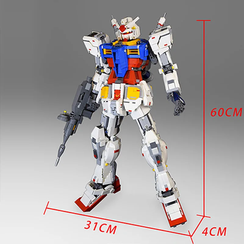 MOC серии супер робот воин RX78-2 1: 60 Модель Набор voltron человек Действие Развивающие игрушки для детей строительные блоки кирпичи