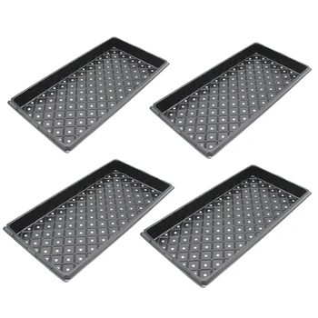 

4PCS Used in Greenhouse Hydroponic Seedlings to Sprout Thickening Planting Tray Seedling Tray