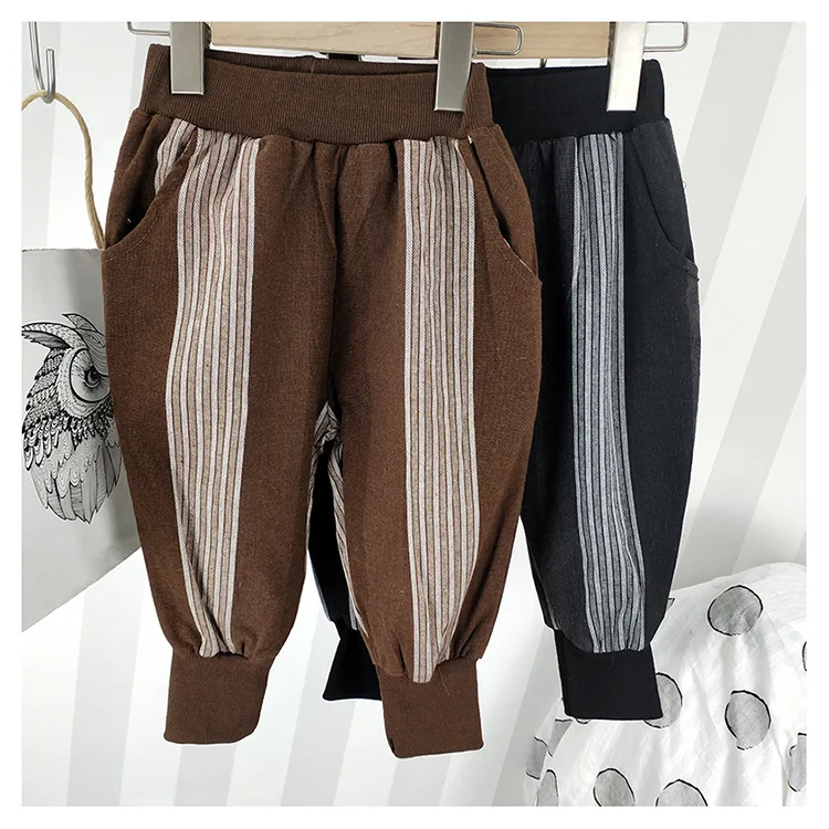 [Smby Flagship Store] Autumn New Products Children Fashion Harem Pants Small CHILDREN'S Hemp Cotton Trousers BOY'S 169