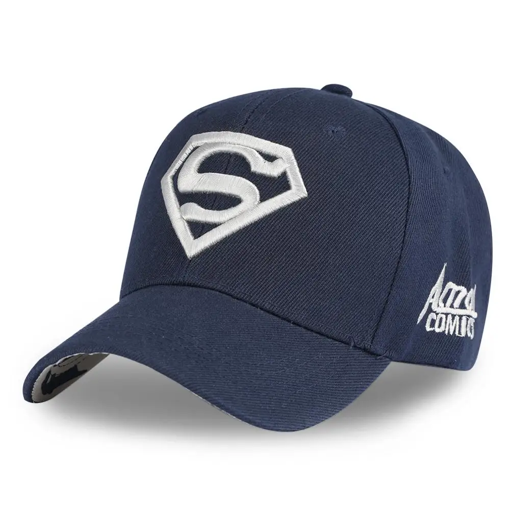Бейсболка мужская с вышивкой Супермена Snapback Trucker головные уборы Женская Черная кепка s Регулируемая косточка хлопок Письмо уличный солнцезащитный козырек папа - Цвет: style5