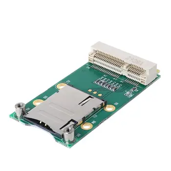 

Mini PCI-E Adapter Extension Card for 3G 4G Module USIM Card Slot with SIM Card Slot for 3G/4G WWAN LTE GPS Card